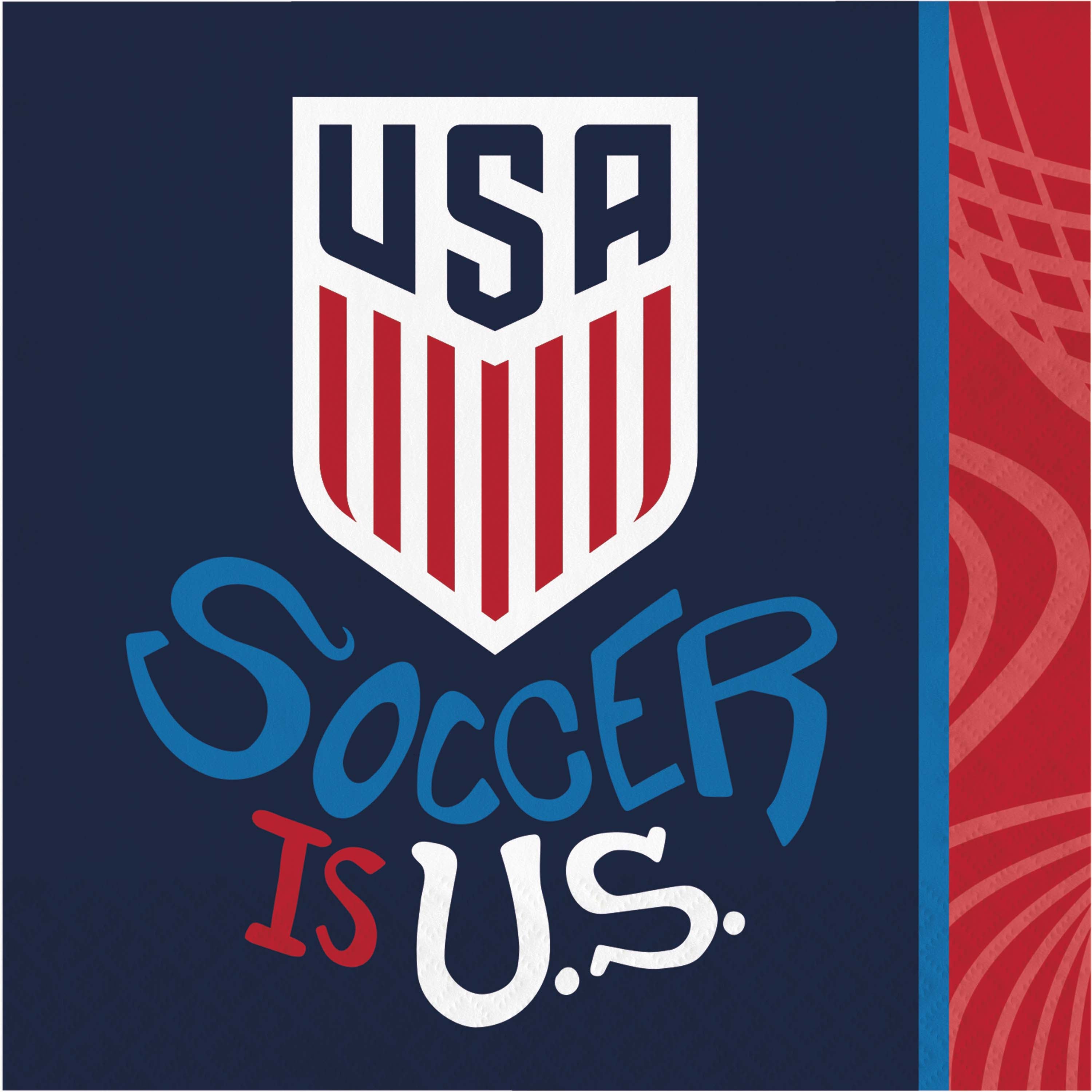 US Men's National Soccer Team Dinner Napkins (16ct)