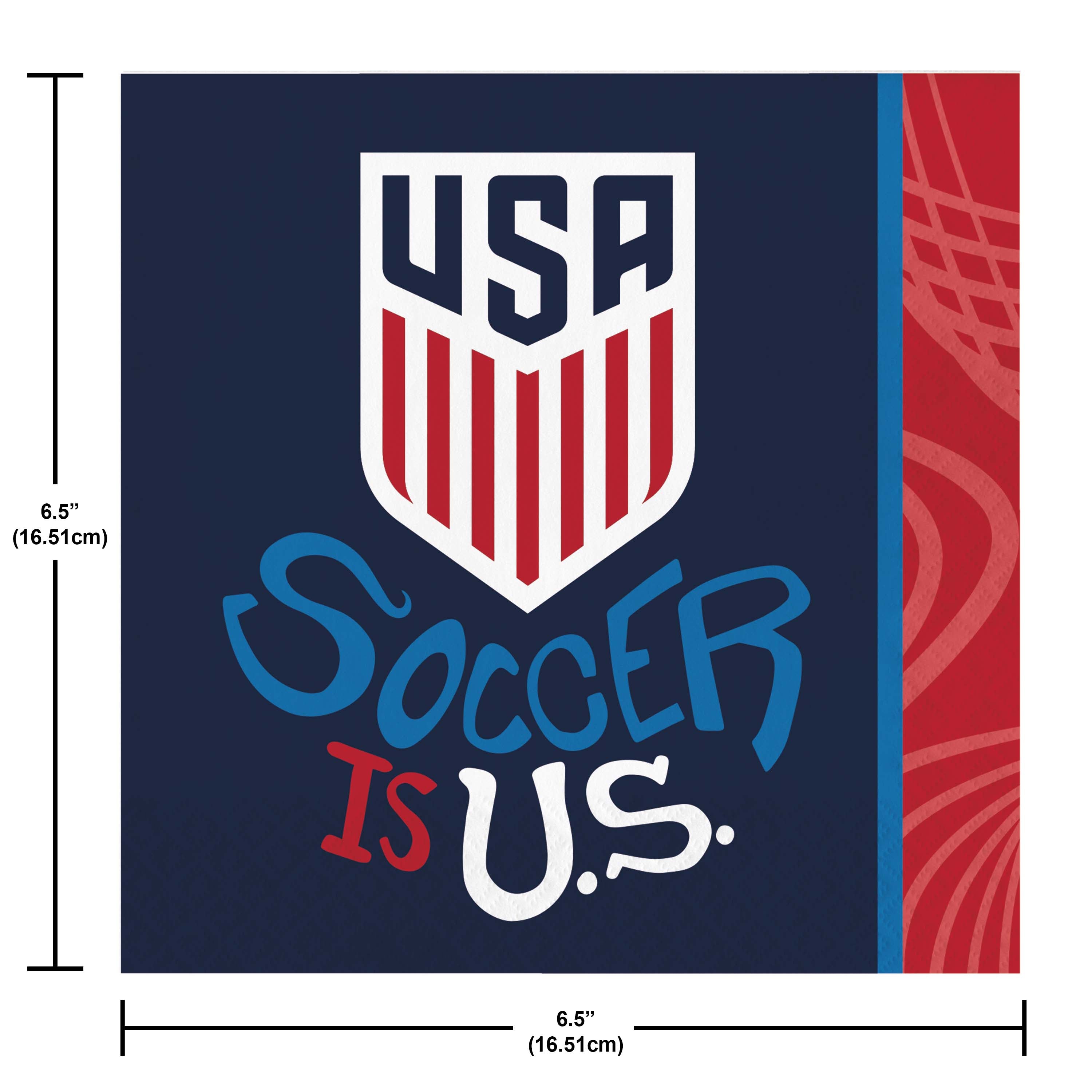 US Men's National Soccer Team Dinner Napkins (16ct)
