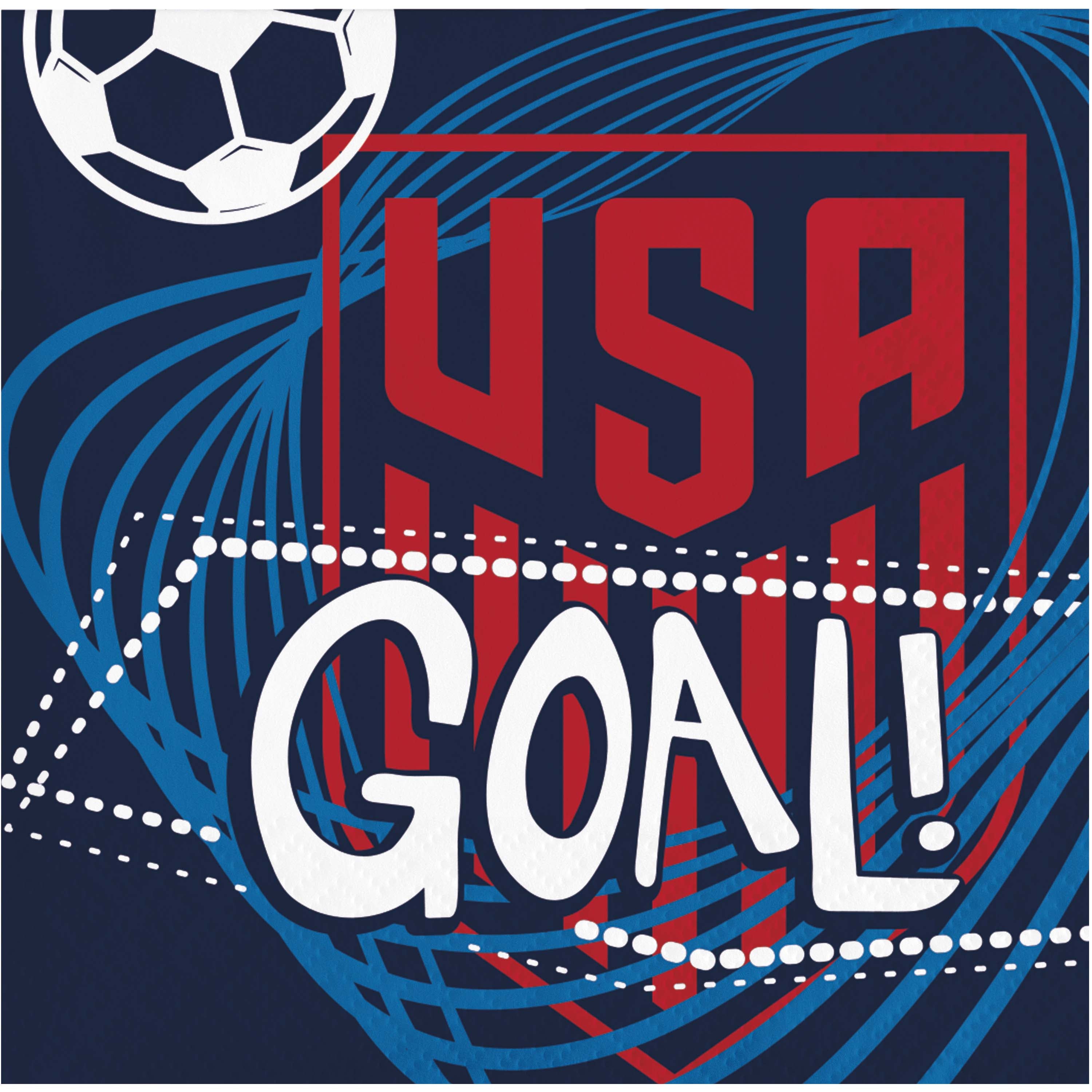 US Men's National Soccer Team Beverage Napkins (16ct)