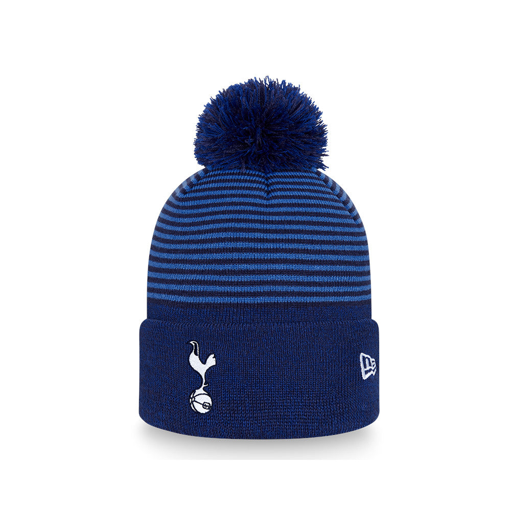 Tottenham Hotspurs F.C New Era Stripe Pom Beanie