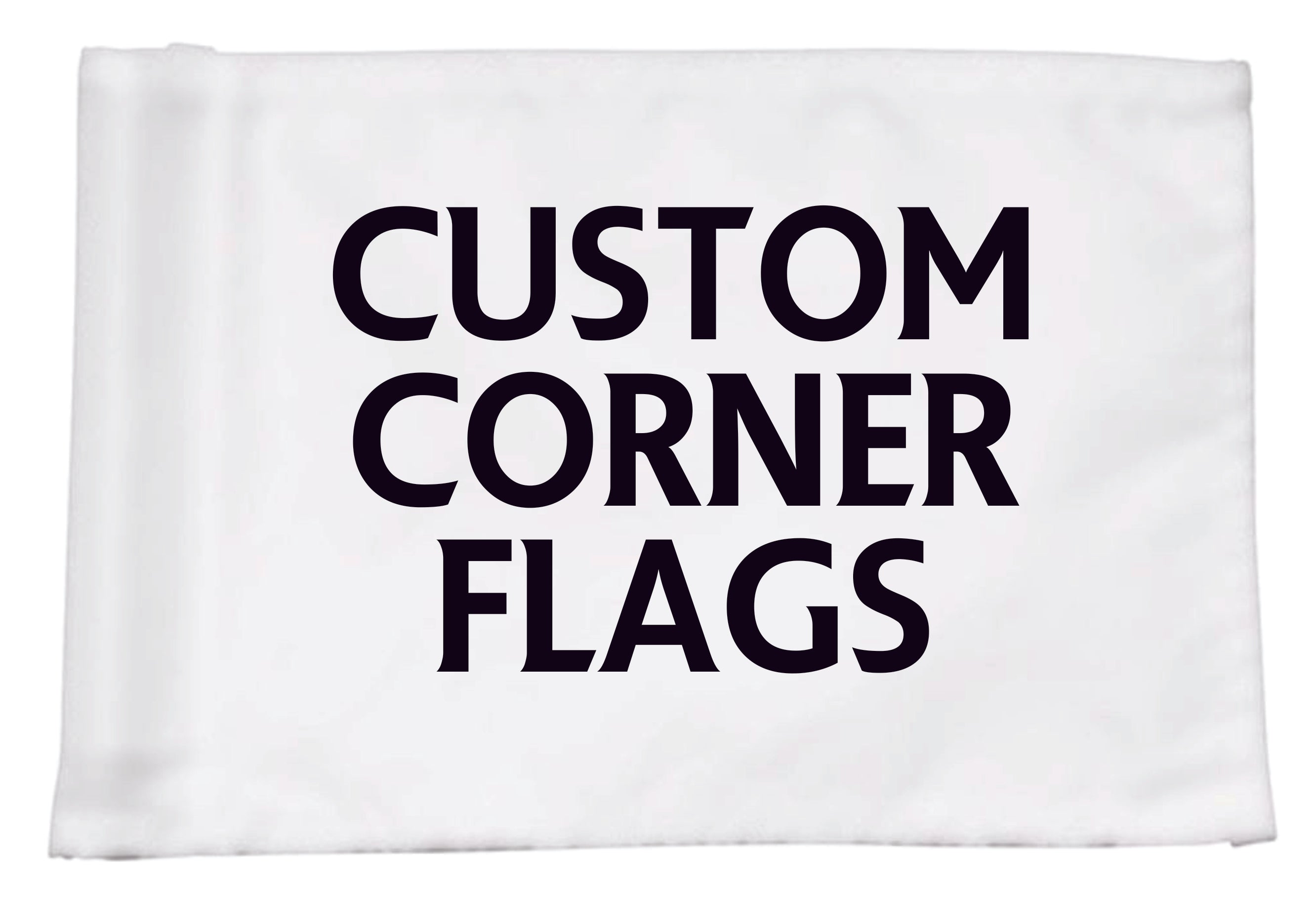 Custom Replacement Corner Flags-Over Size (Single Sided) SET OF 4