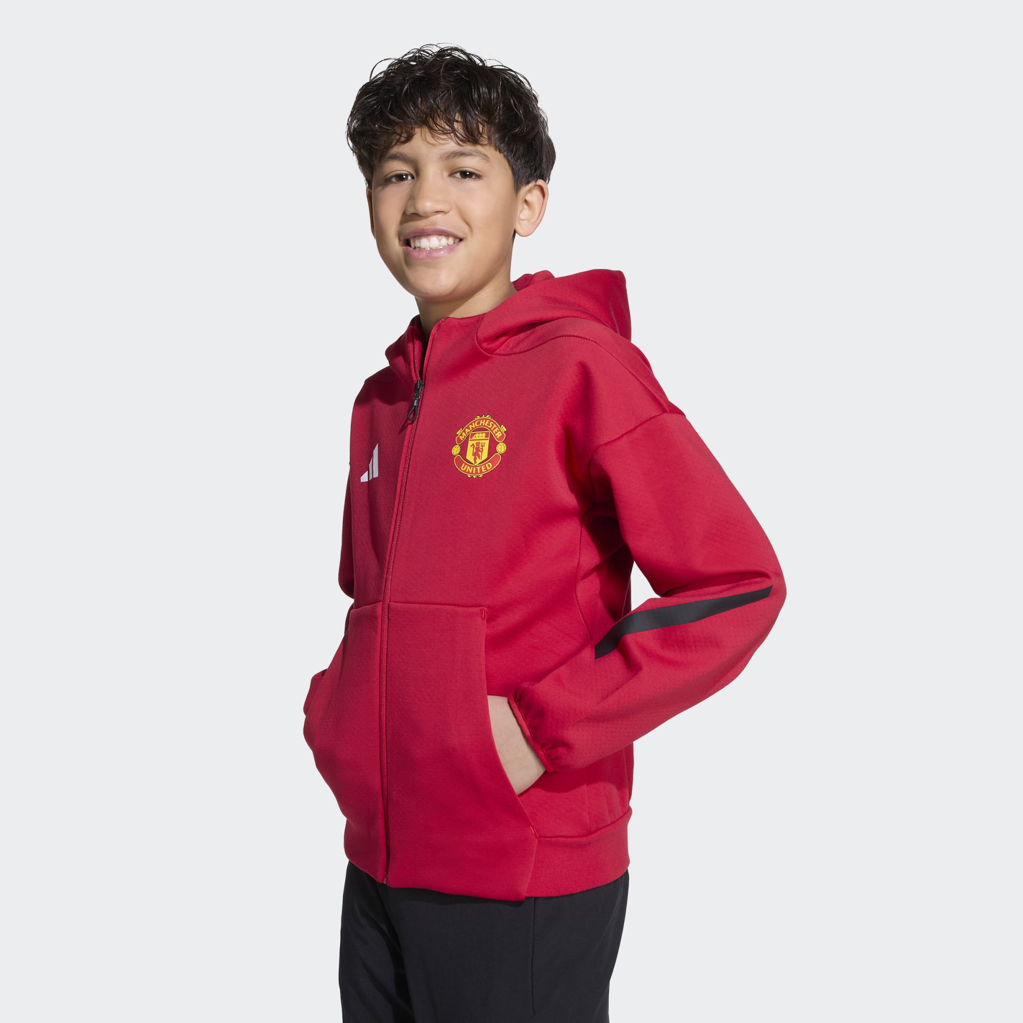 Manchester United adidas 2025 Anthem Full-Zip Jacket