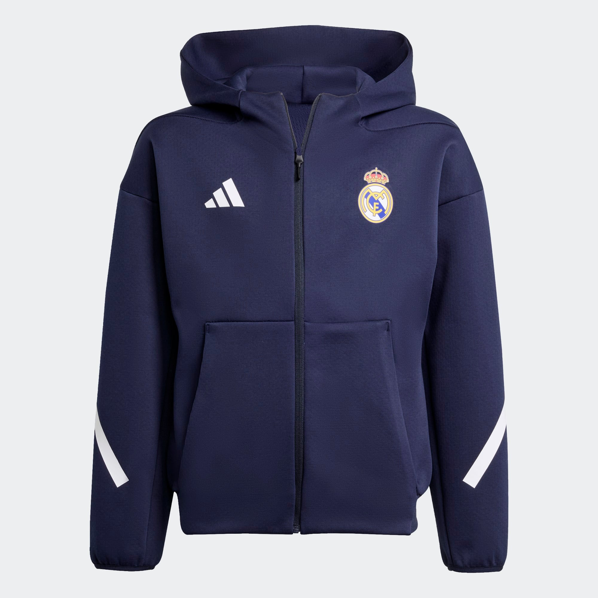 Real Madrid adidas 2025 Anthem Full-Zip Jacket-YOUTH