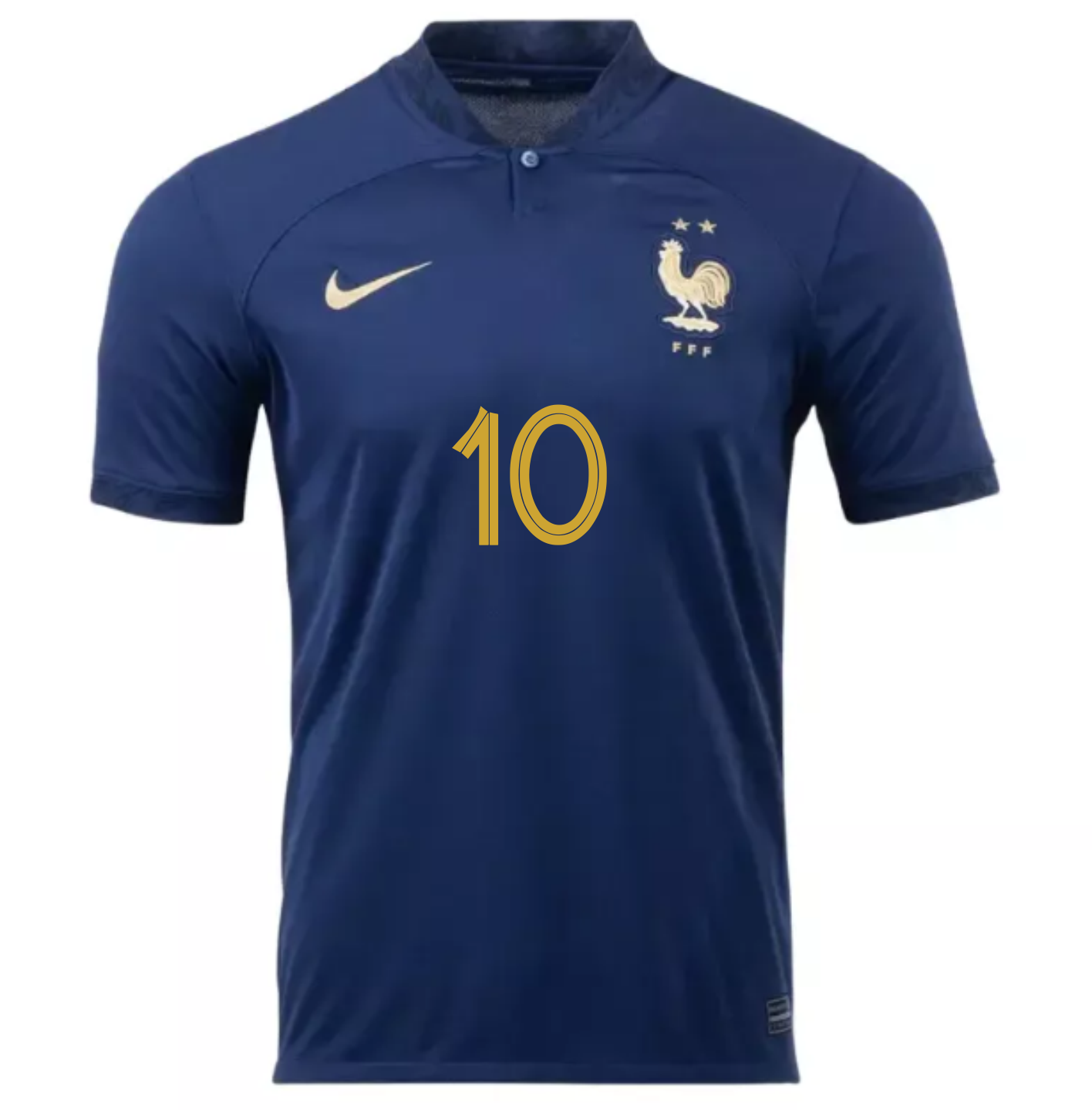 France Nike 2022/23 Home Breathe Stadium Jersey w/ Mbappe #10 -YOUTH