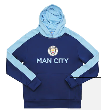 Manchester City FC Side Step Pullover Hoodie