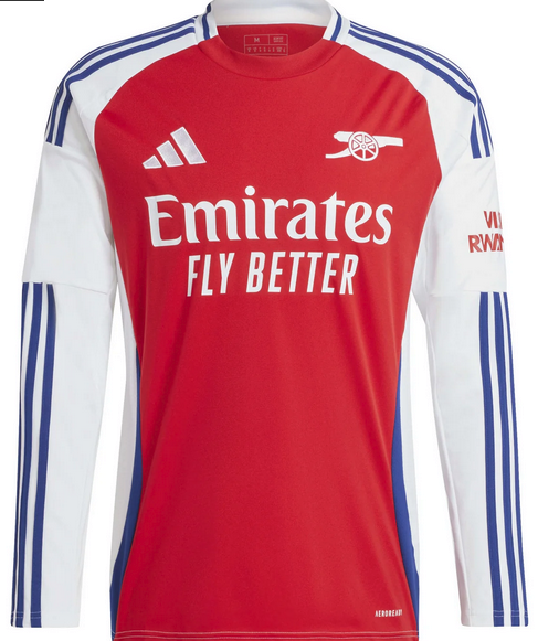 Arsenal FC 24/25 Home Jersey Long Sleeve