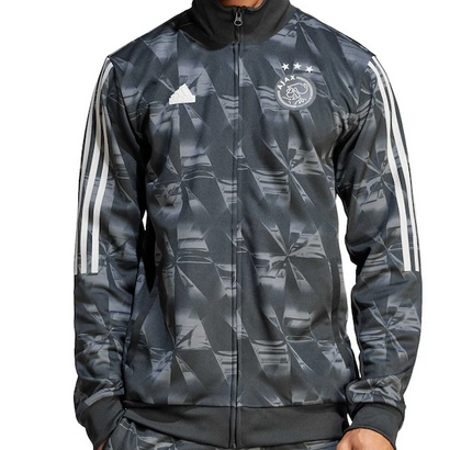 Ajax adidas Lifestyle Full-Zip Track Top - Black