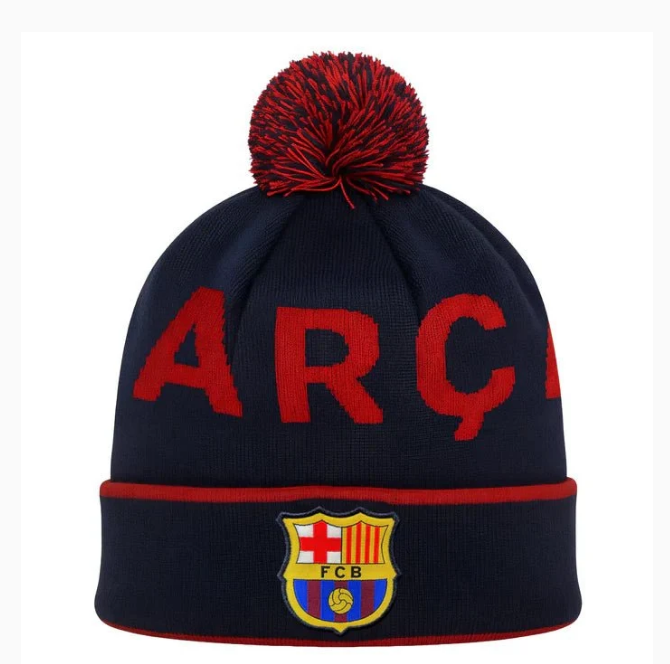 FCB Barcelona Pom Beanie