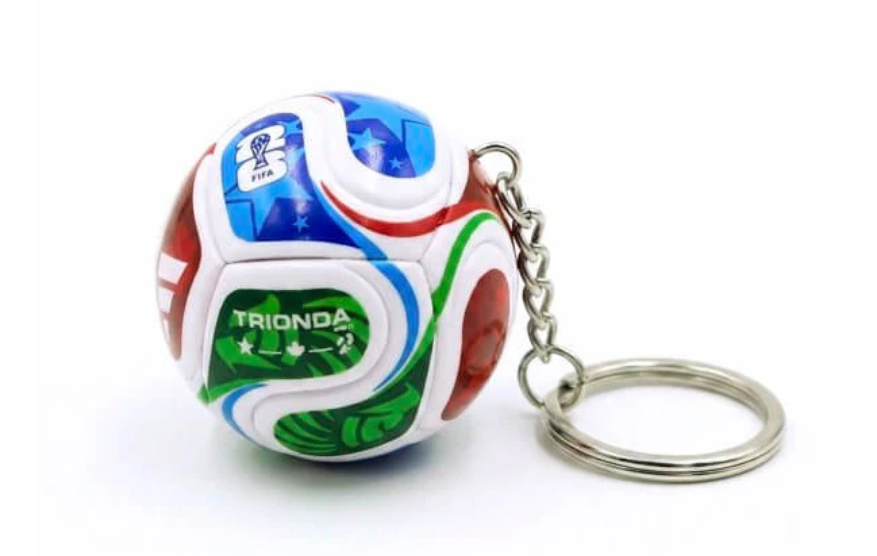 FIFA World Cup 2026 Soccer Ball & Trophy Keychain