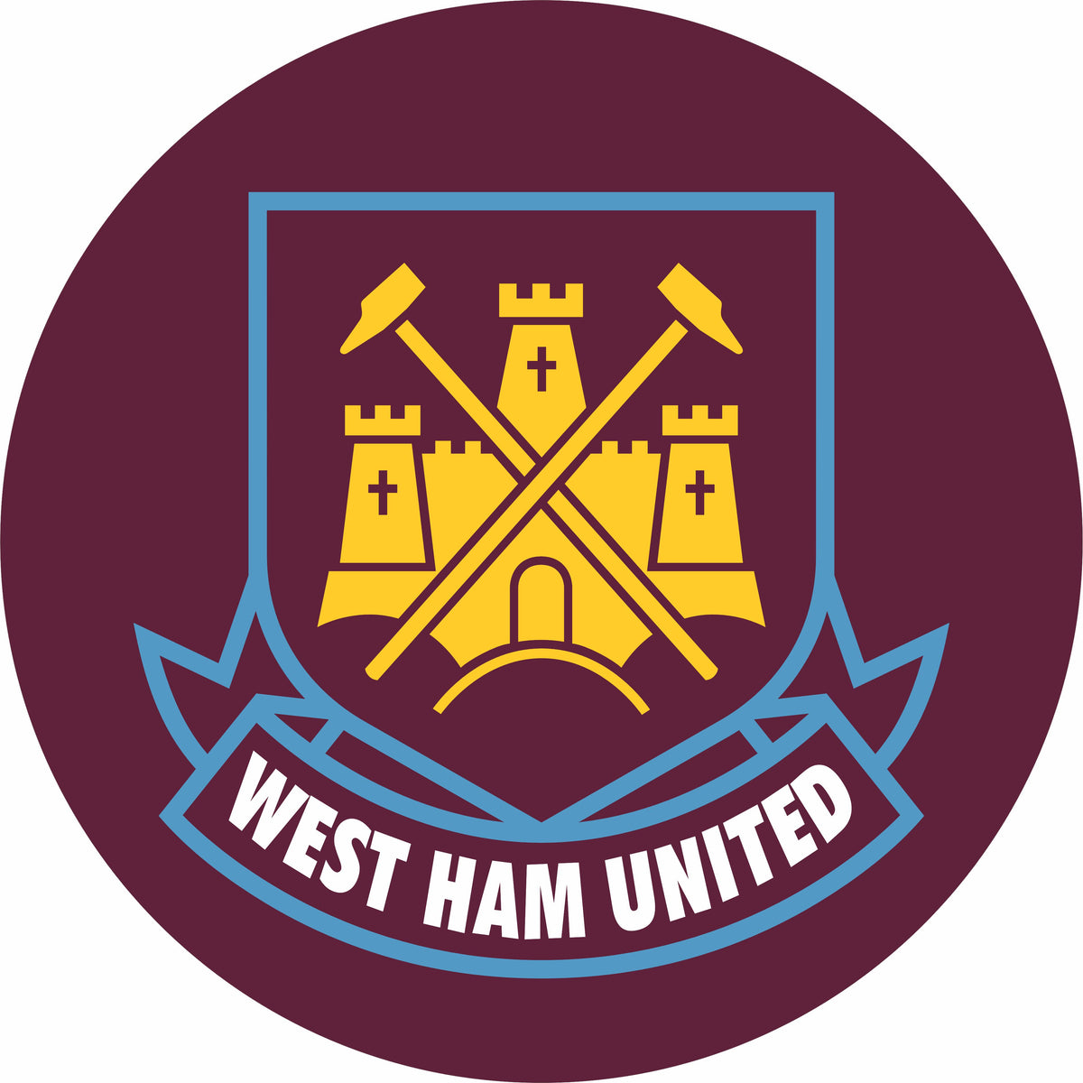 Club Team Logo Prints (12" Round)