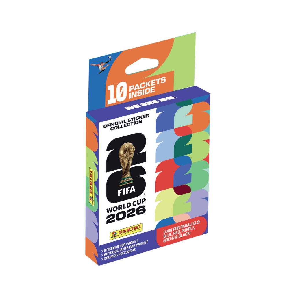 FIFA World Cup 2026 Panini Soccer Stickers-Mega Blaster Pack (Ships May 29)