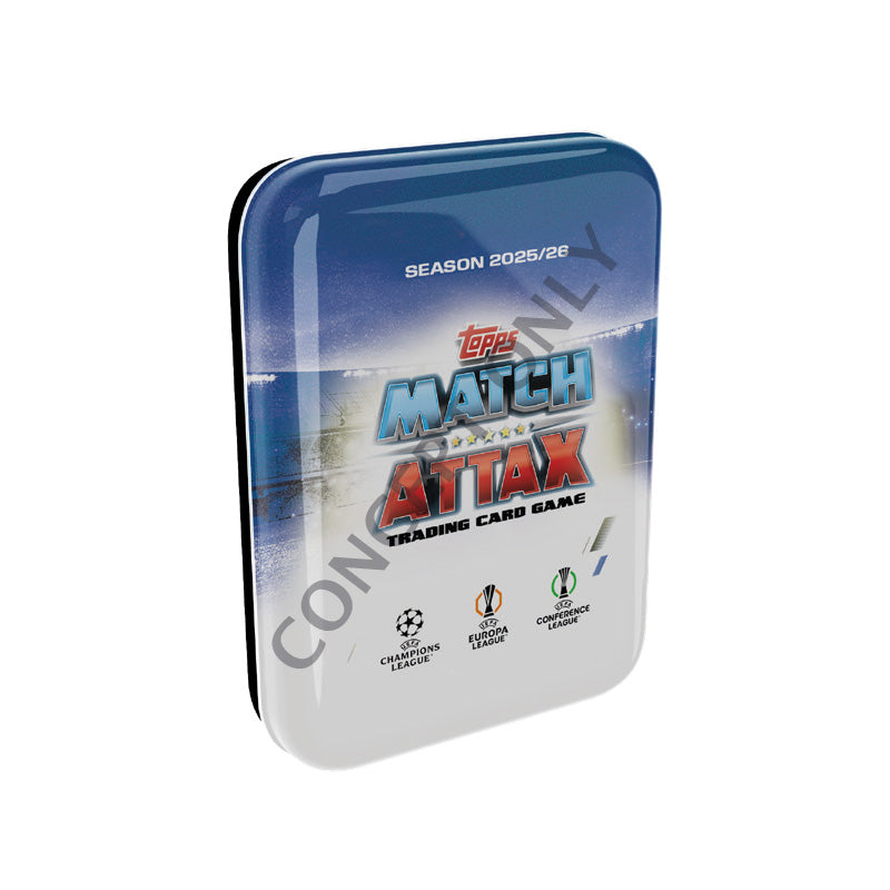 COMING SOON!! Match Attax EUEFA Champions League Soccer Cards Mini Tin 2025/26