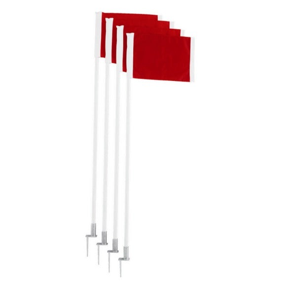Corner Flag Solid 1" Spring Base-Set of 4