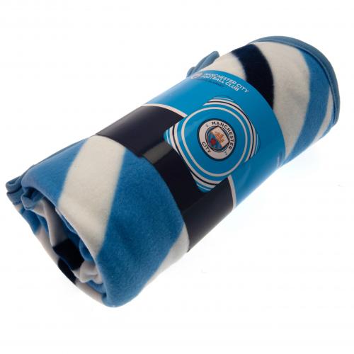 Manchester City Pulse Fleece Soccer Blanket