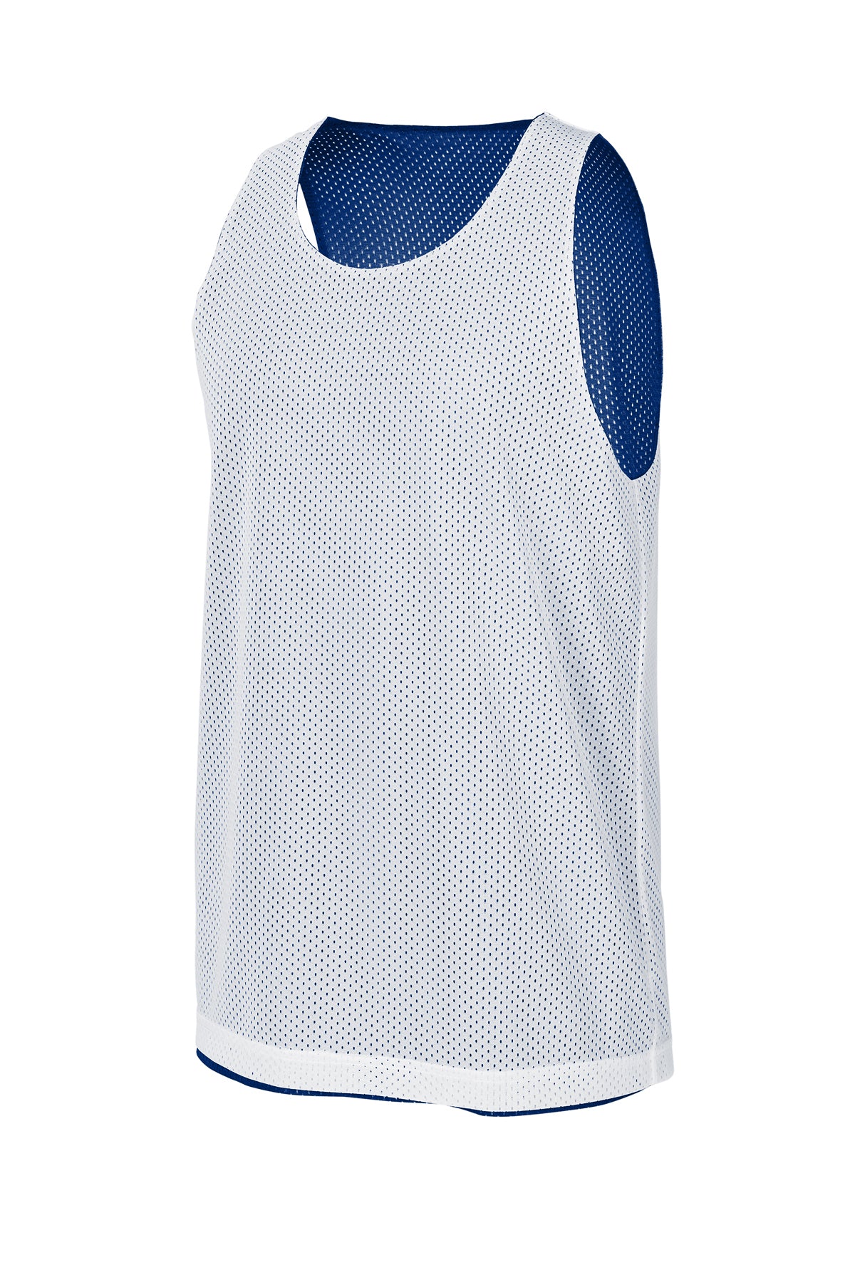 Custom Numbered Reversible Pinnies-ROYAL/WHITE