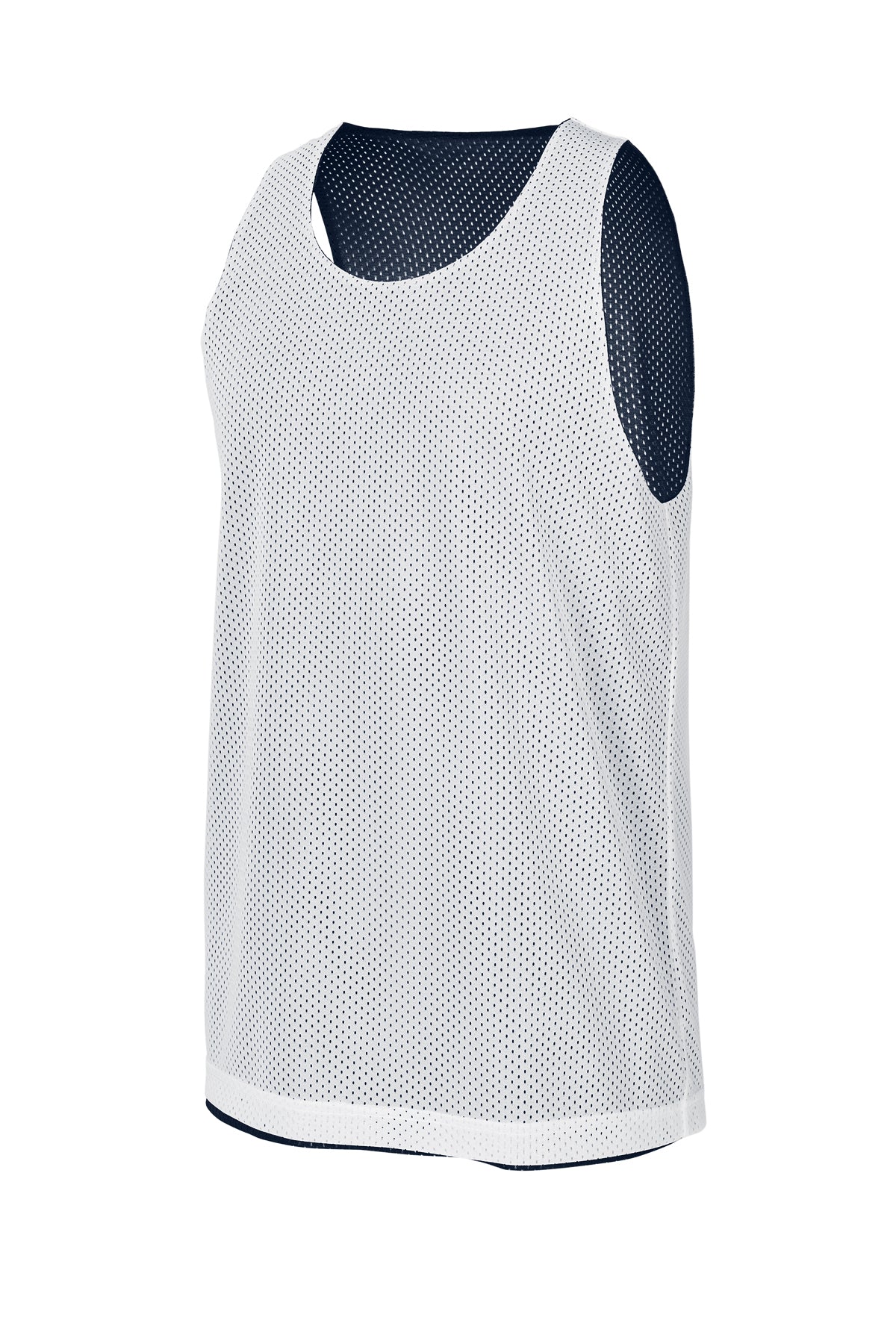 Custom Numbered Reversible Pinnies-IRON GREY/WHITE