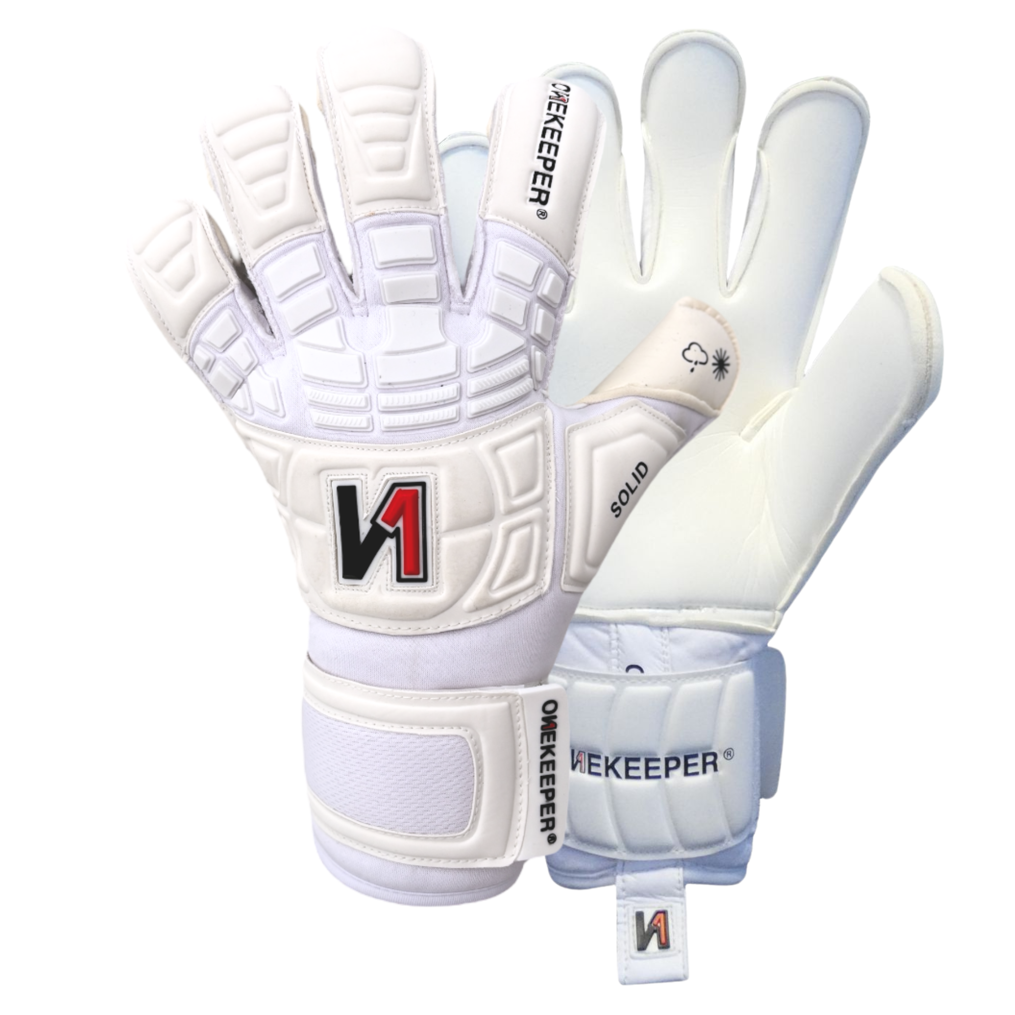 ONEKEEPER Solid White GK Glove