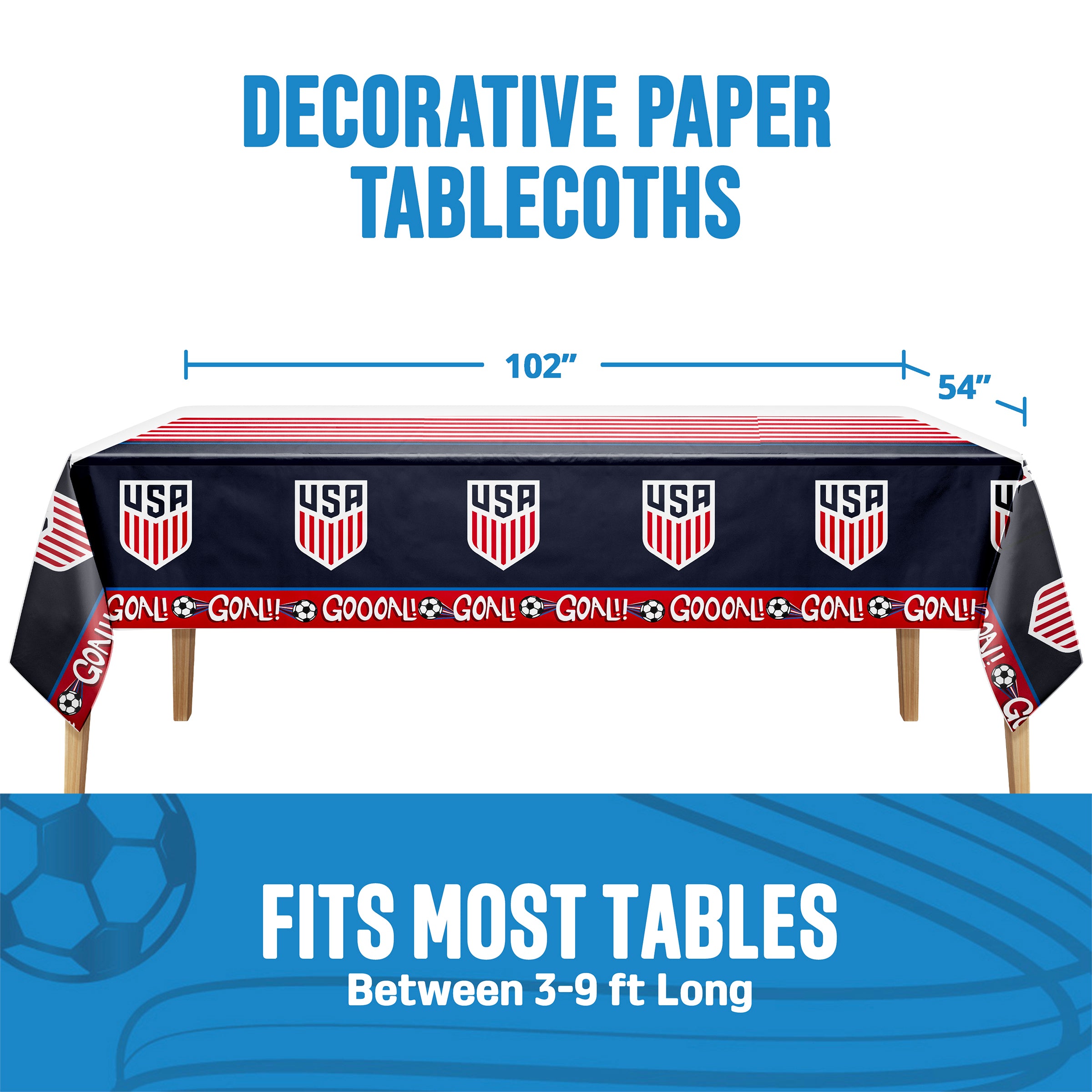 US Men's National Soccer Team Table Cover (1 ct)