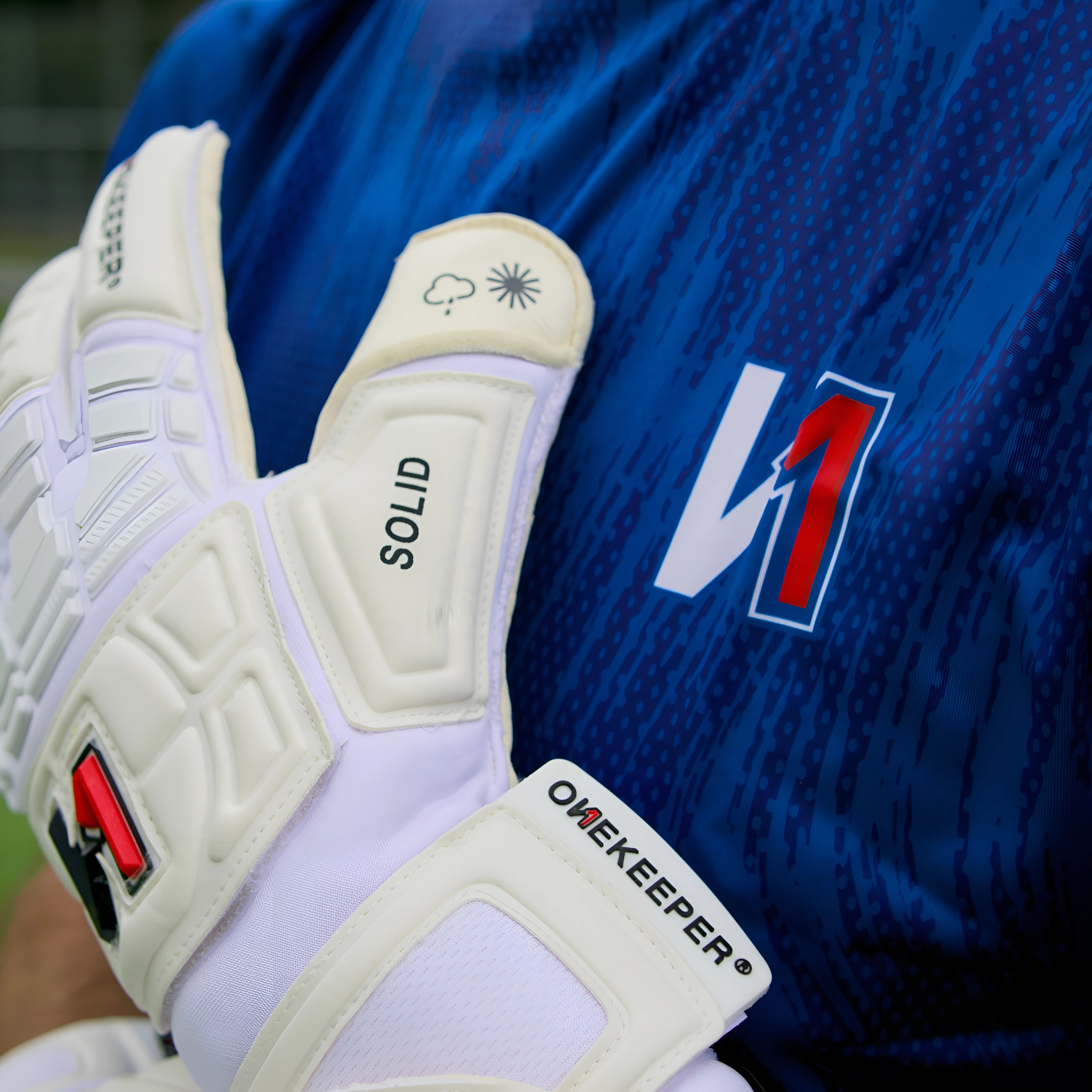 ONEKEEPER Solid White GK Glove
