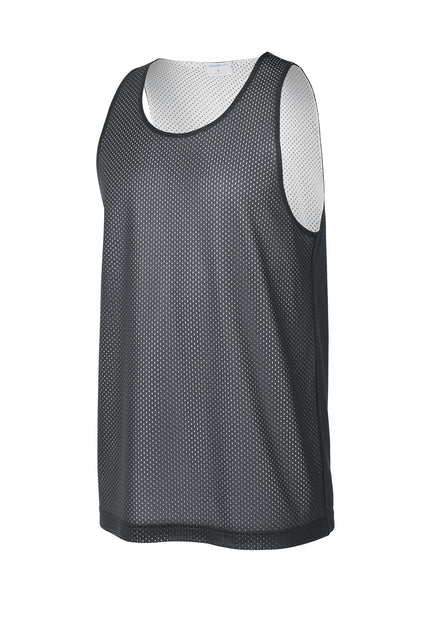 Custom Numbered Reversible Pinnies-IRON GREY/WHITE