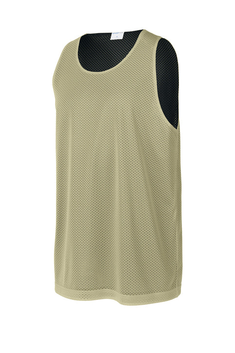 Custom Numbered Reversible Pinnies-VEGAS GOLD/BLACK