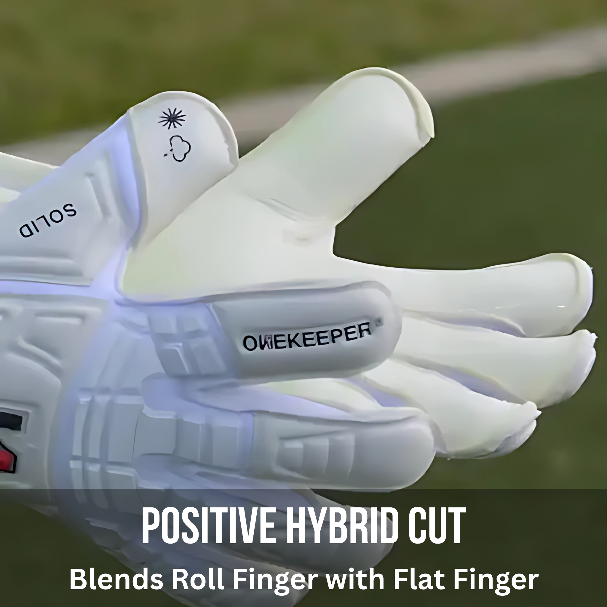ONEKEEPER Solid White GK Glove