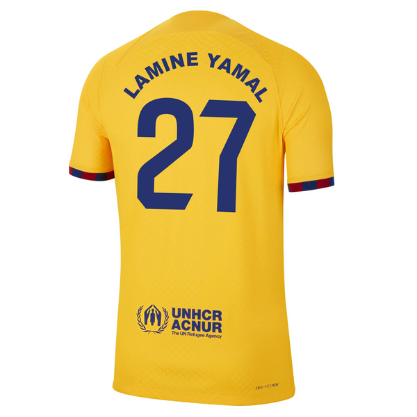 Barcelona FC Nike Stadium 4th Jersey 22/23-Lamine Yamal-YOUTH Barcelona FC Nike Stadium 4th Jersey 22/23-Lamine Yamal-YOUTH