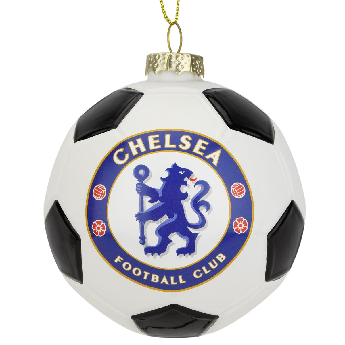 Chelsea FC Glass Ball Christmas Ornament