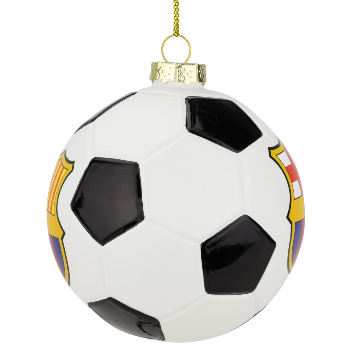 Barcelona FC Glass Ball Christmas Ornament