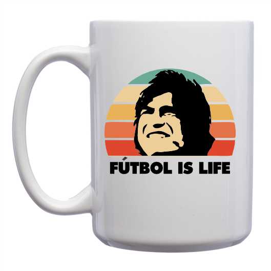 Futbol is Life Ted Lasso 15oz Ceramic Coffee Mug