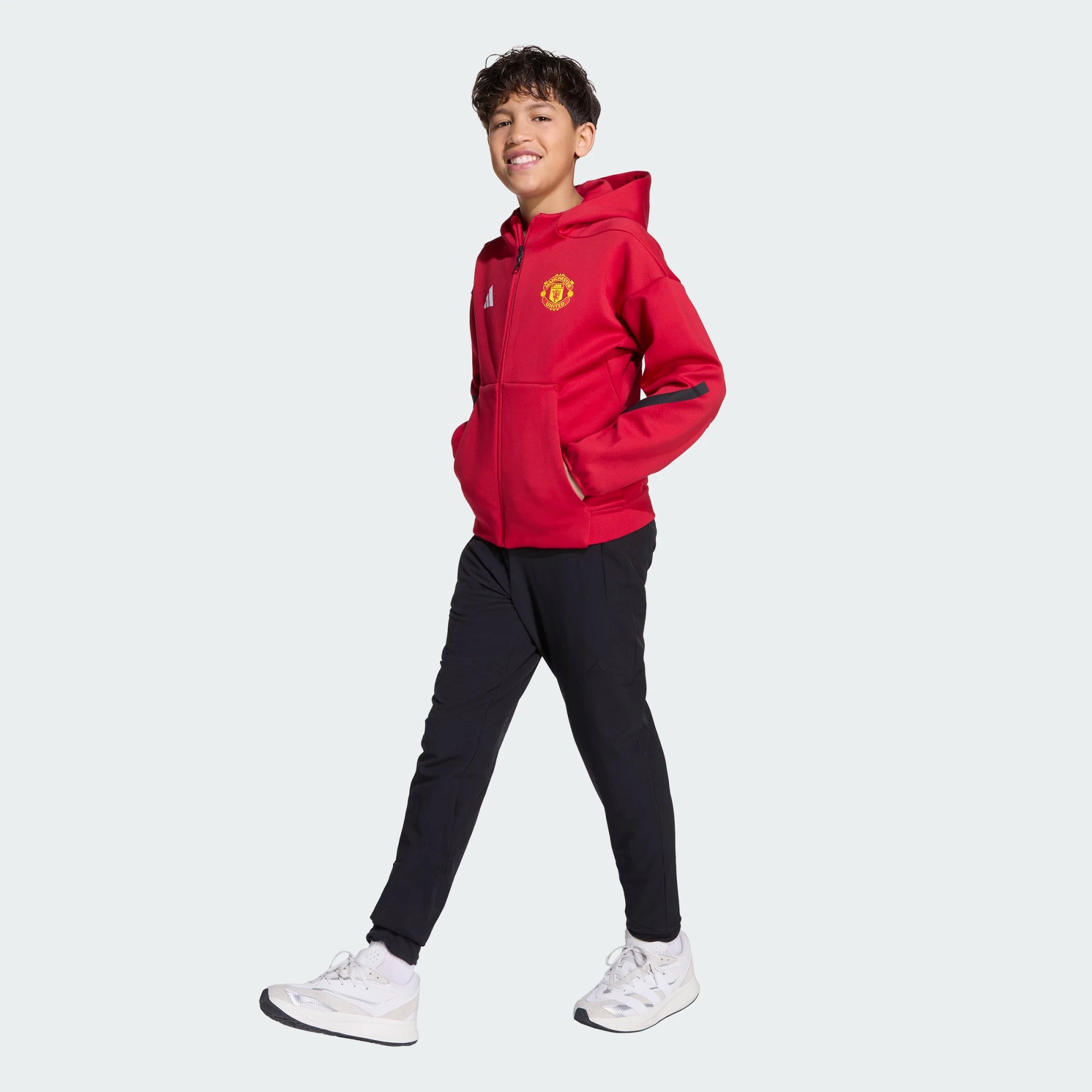 Manchester United adidas 2025 Anthem Full-Zip Jacket