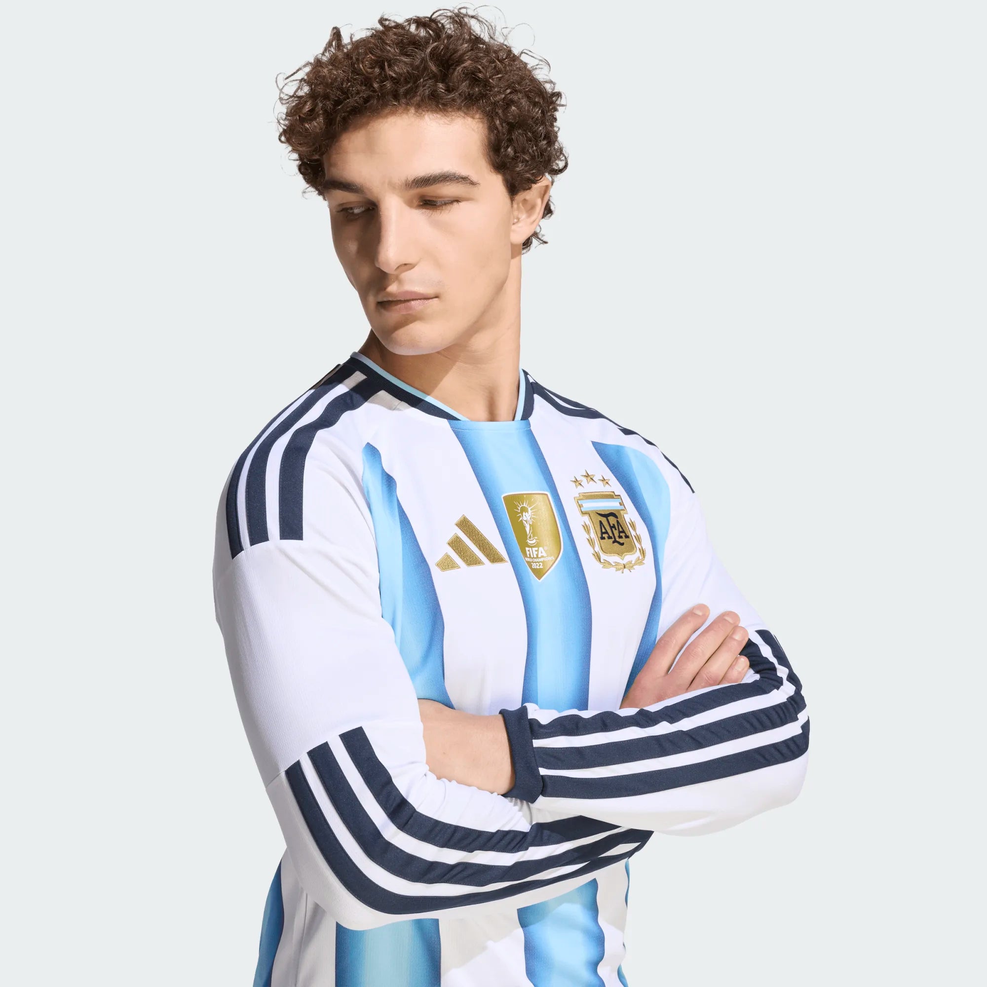 Argentina 2026 adidas Home Long Sleeve Jersey-Adult