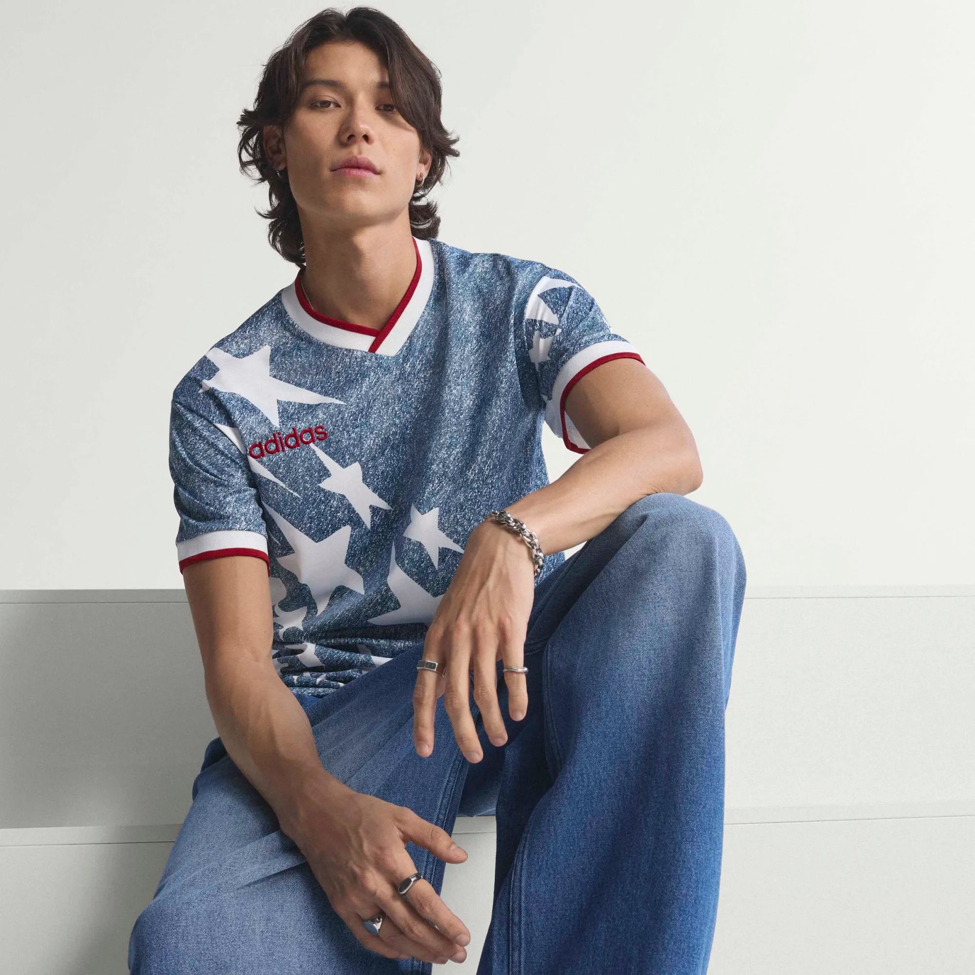 USA adidas Denim Graphic Jersey-Adult (arriving soon, pre-order today!)