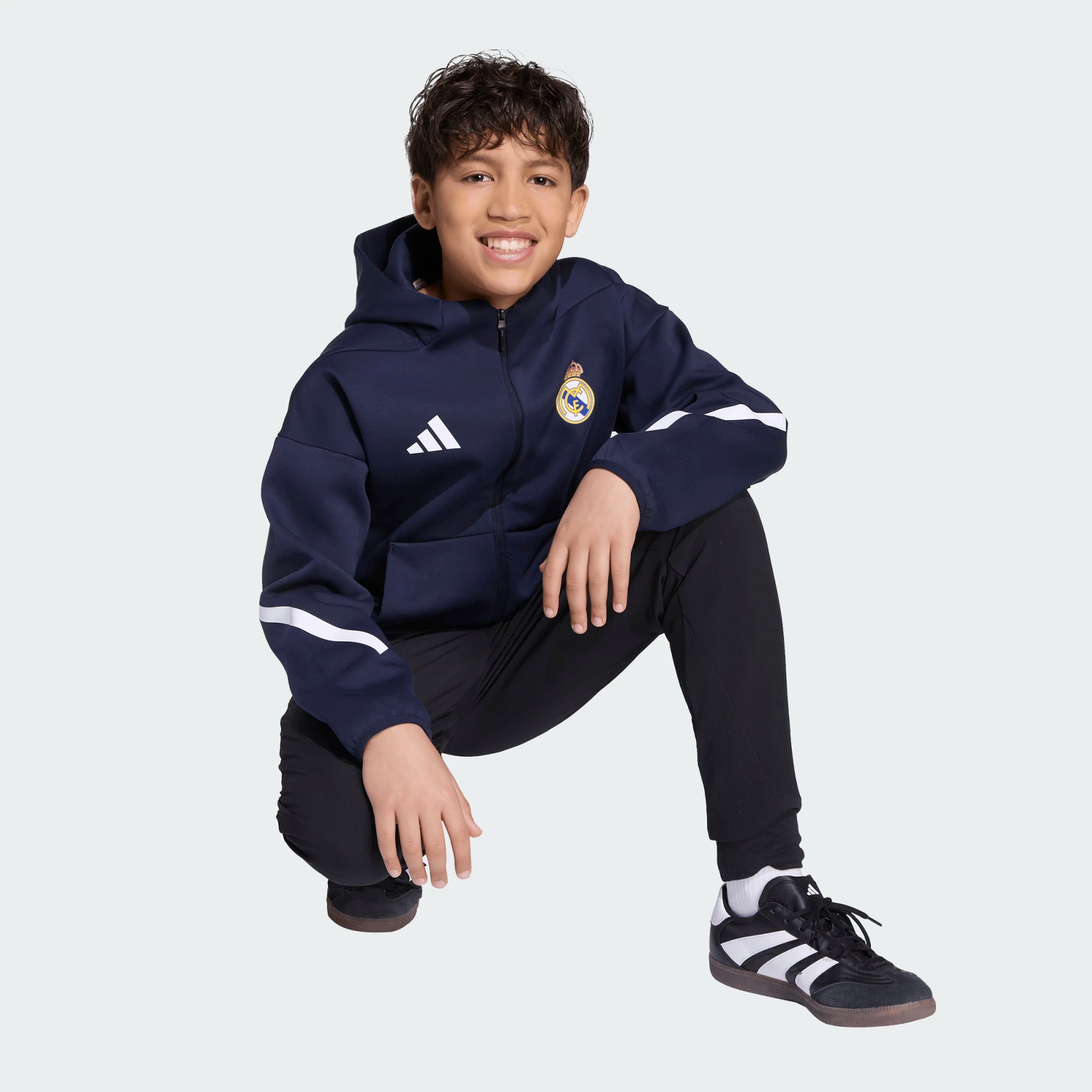 Real Madrid adidas 2025 Anthem Full-Zip Jacket-YOUTH