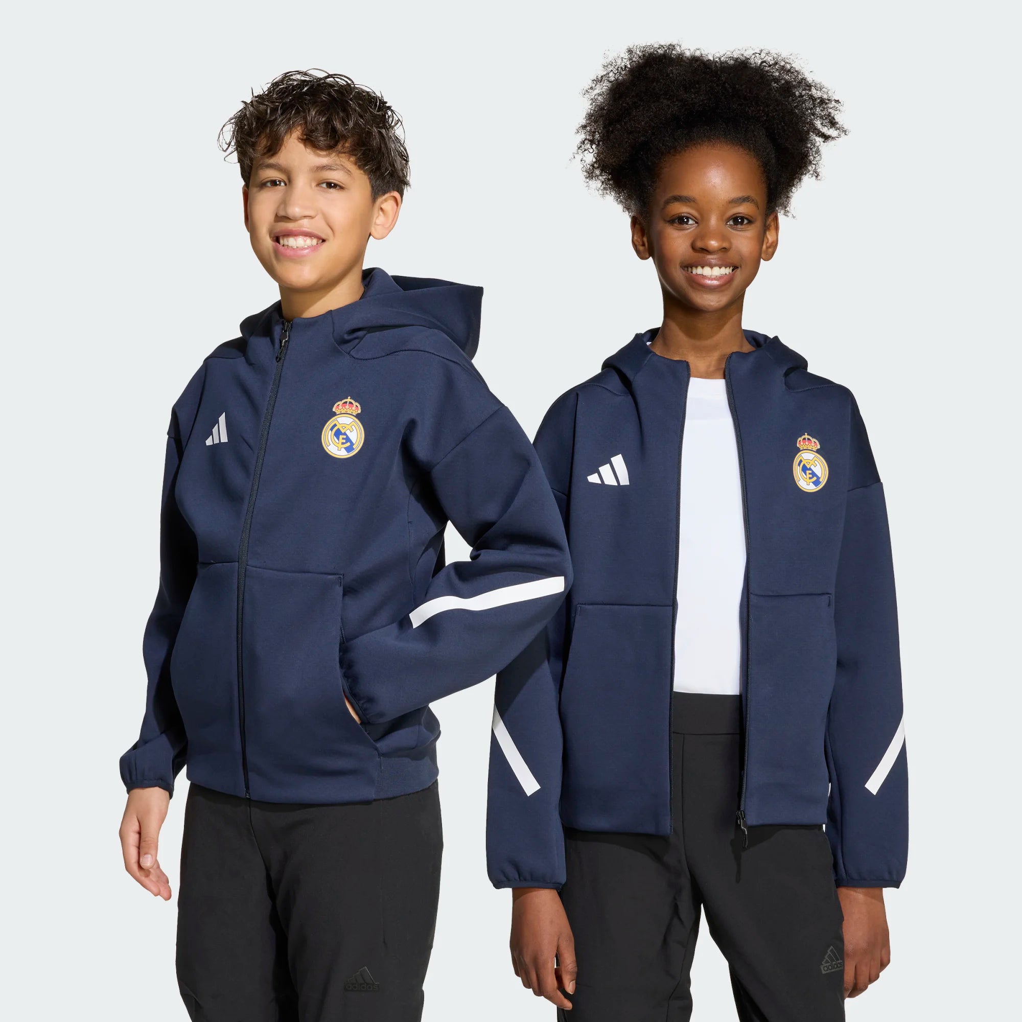 Real Madrid adidas 2025 Anthem Full-Zip Jacket-YOUTH