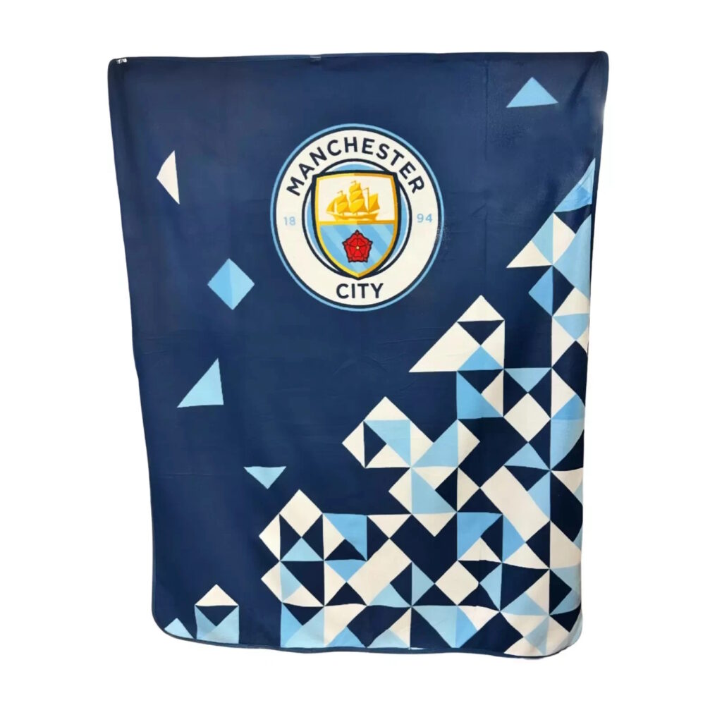 Manchester City Pulse Fleece Soccer Blanket