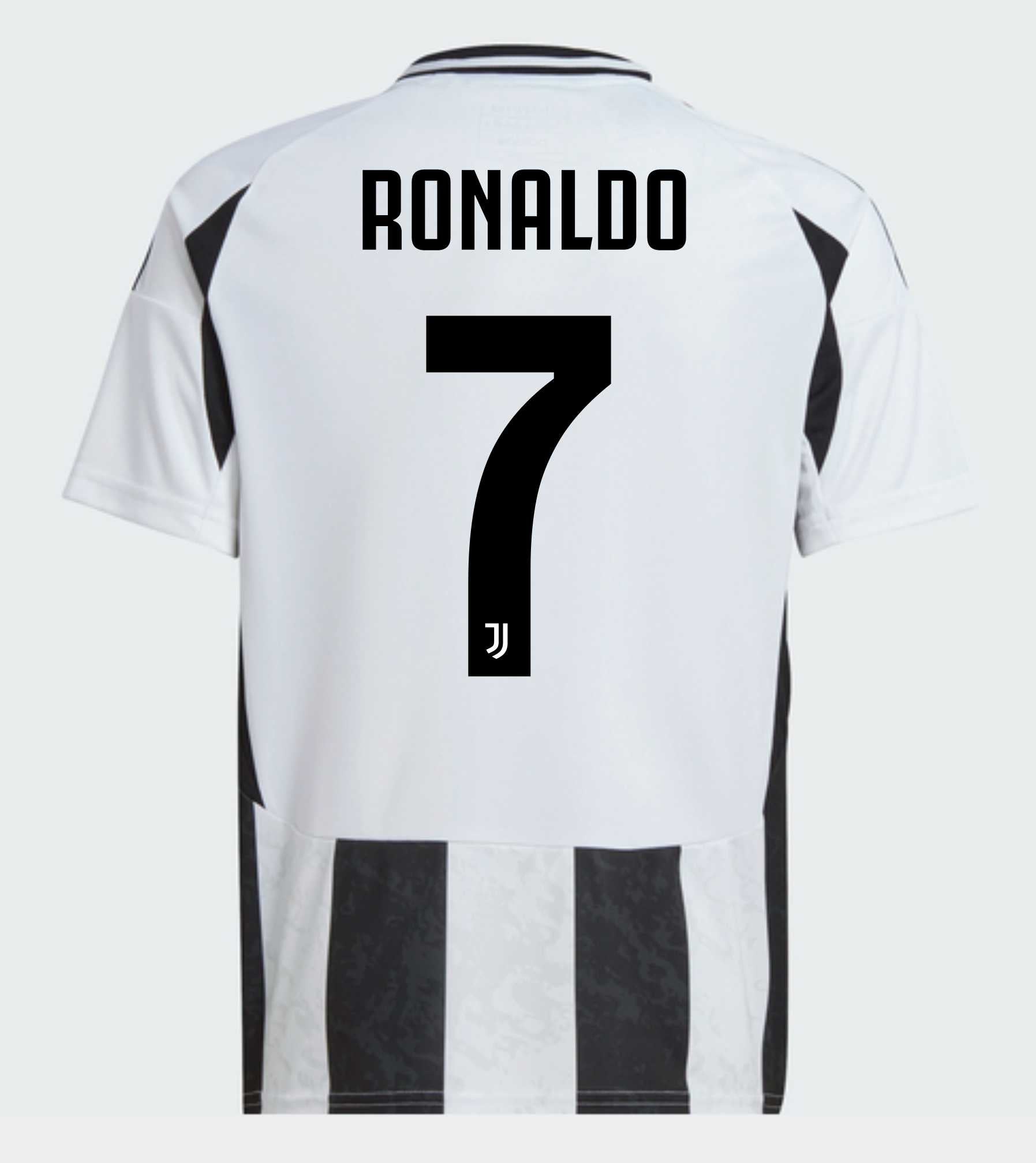 Juventus 2024 Home Jersey w/Ronaldo #7-YXL