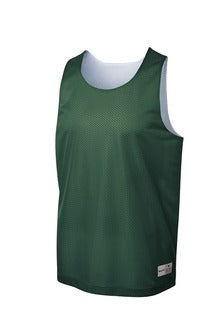 Custom Numbered Reversible Pinnies-FOREST GREEN/WHITE