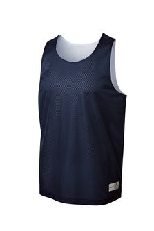 Custom Numbered Reversible Pinnies-NAVY/WHITE