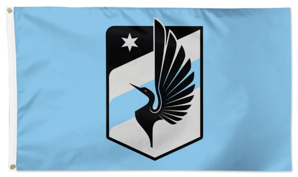 Minnesota United FC Team Crest Flag