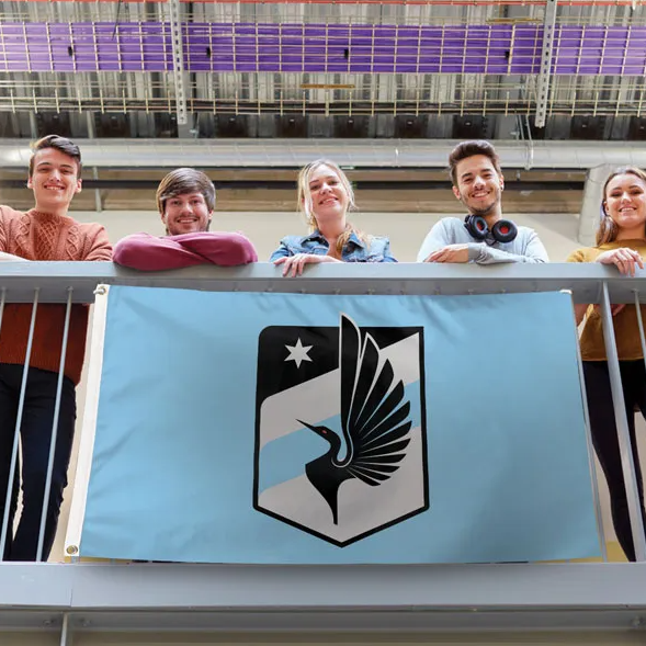 Minnesota United FC Team Crest Flag