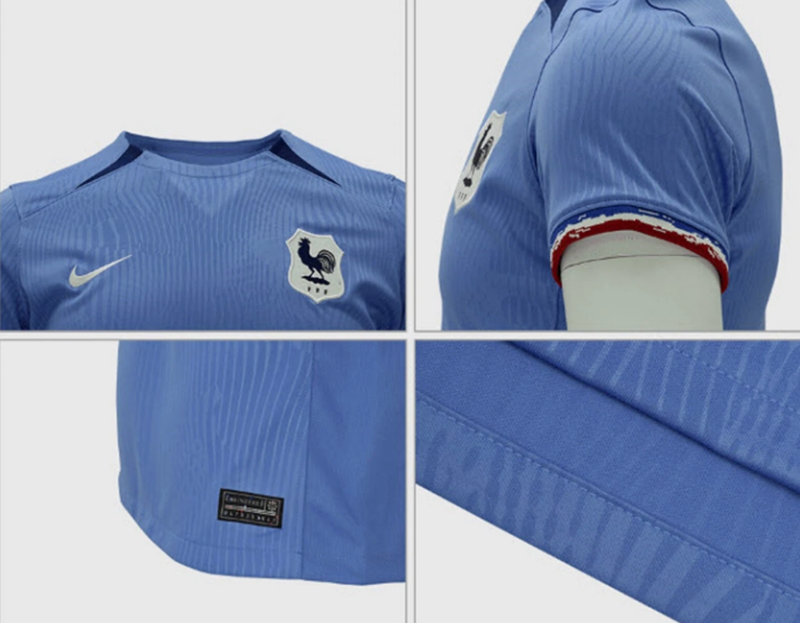 France Nike Stadium Jersey w/ Mbappe #10 -YOUTH