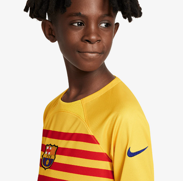Barcelona FC Nike Stadium 4th Jersey 22/23-Lamine Yamal-YOUTH