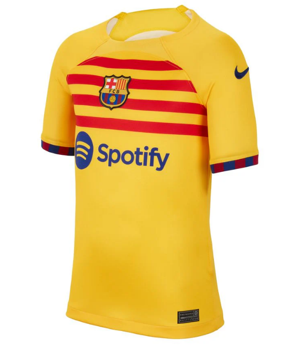 Barcelona FC Nike Stadium 4th Jersey 22/23-Lamine Yamal-YOUTH