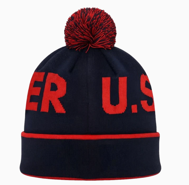 US Soccer Beanie Pom