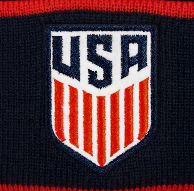 US Soccer Beanie Pom