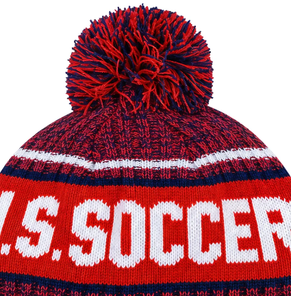 US Soccer Pom Beanie