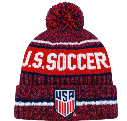 US Soccer Pom Beanie
