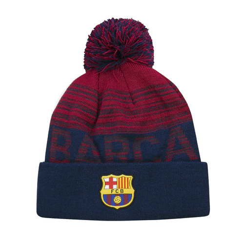 FC Barcelona Pom Pom Beanie