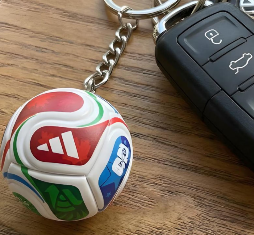 FIFA World Cup 2026 Soccer Ball Backpack Charm & Keychain